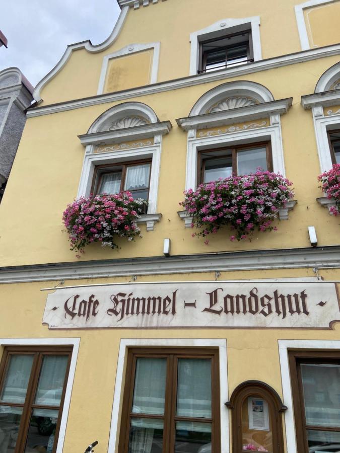 Restaurant-Cafe-Pension Himmel Landshut Exteriör bild